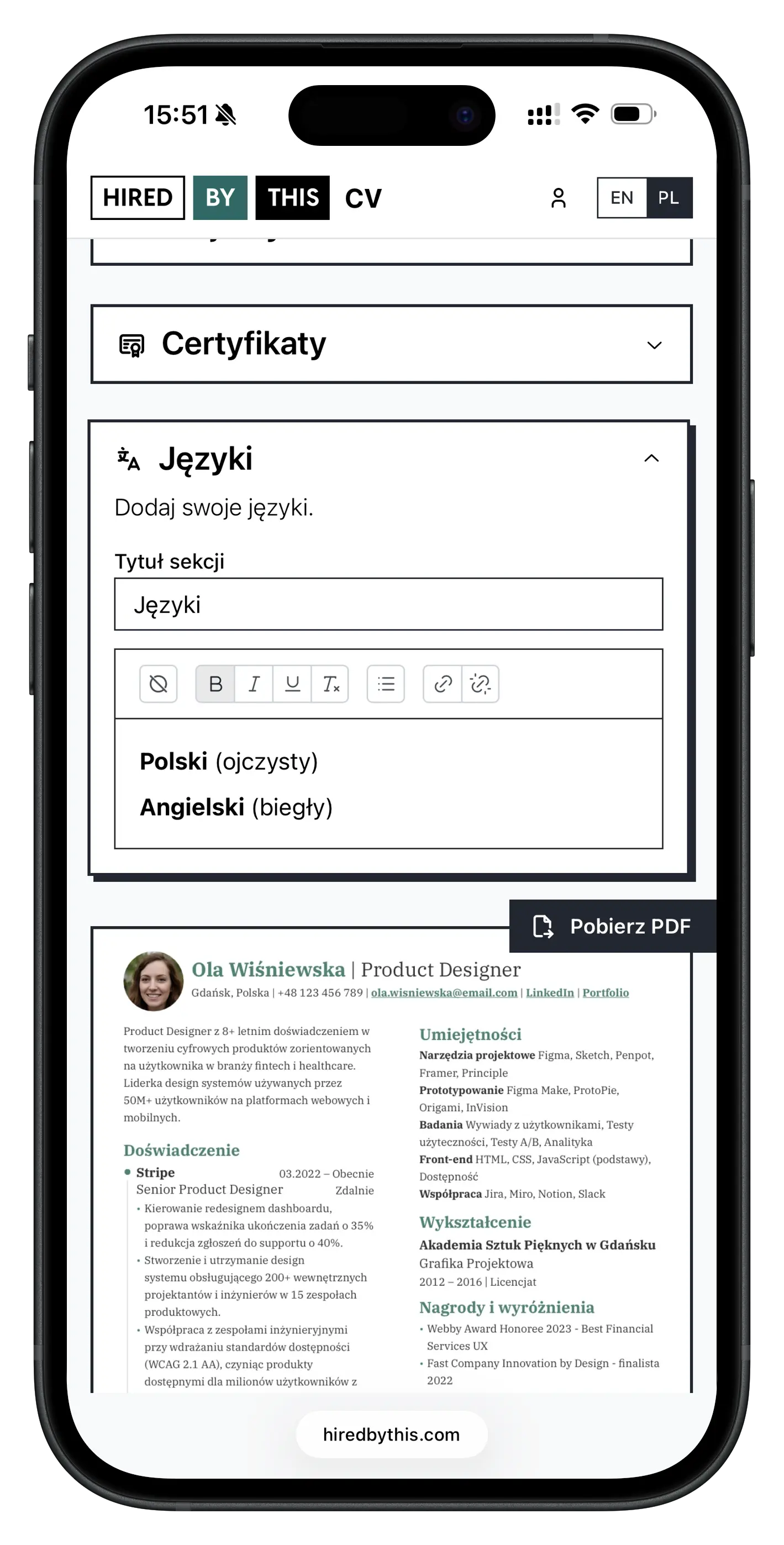 Mobile-friendly editor